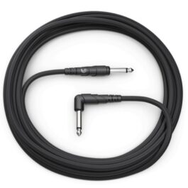 D'Addario Classic Series Instrument Cable, Straight to Right Angle 20ft (1)