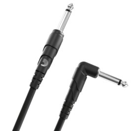 D'Addario Classic Series Instrument Cable, Straight to Right Angle 20ft (2)