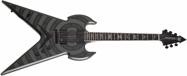 Wylde Audio Warhammer NT Norse Dragon Bullseye Metallic Green (1)