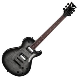 Dean Thoroughbred X Flame Maple Charcoal Burst (1)