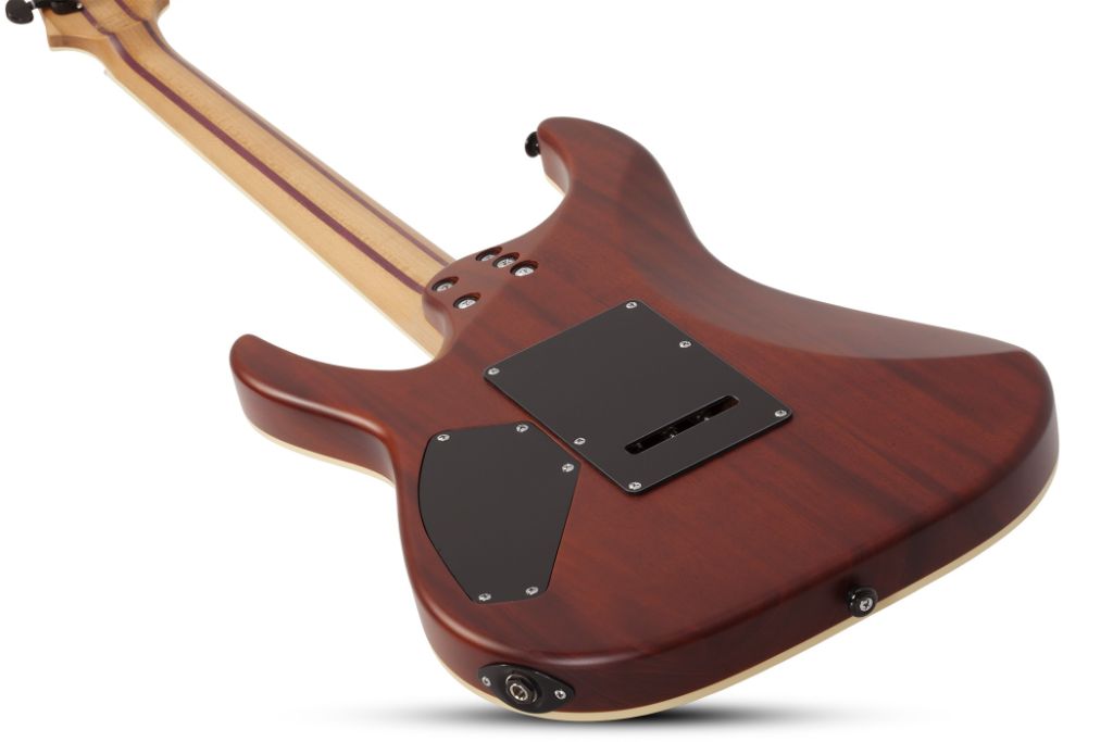 Schecter C-1 Exotic Spalted Maple.Satin Natural Vintage Burst.03