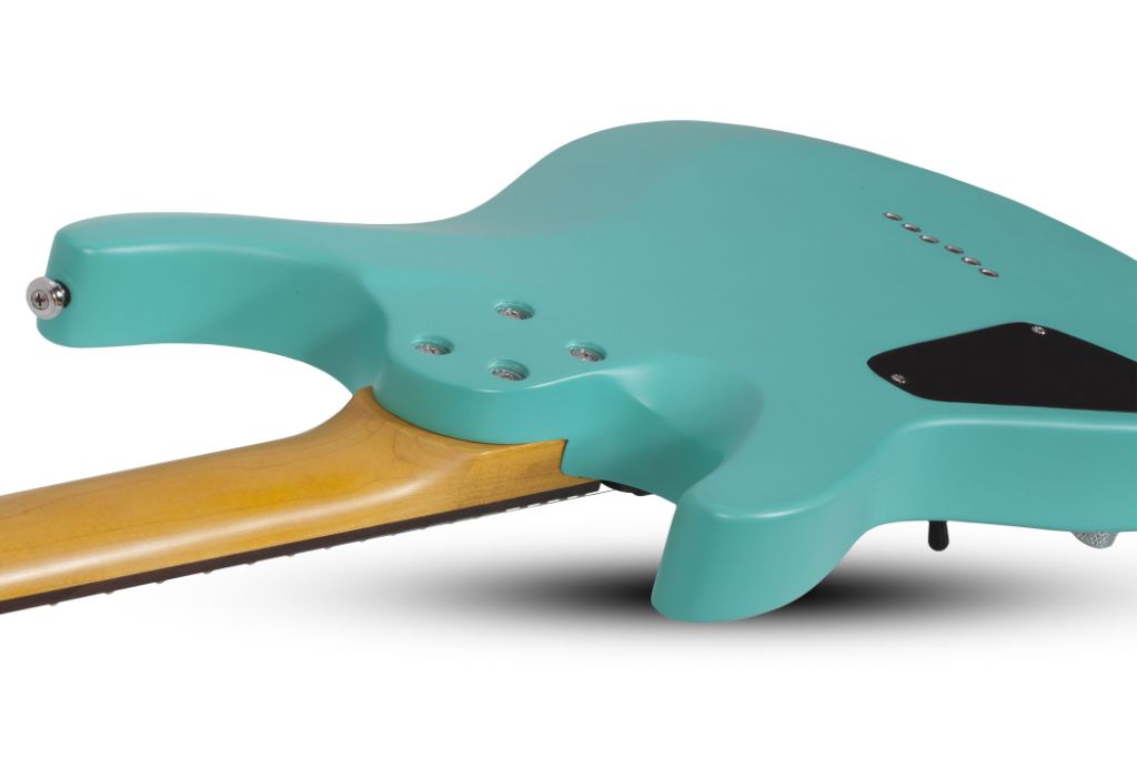 Schecter C-6 Deluxe.Satin Aqua.07