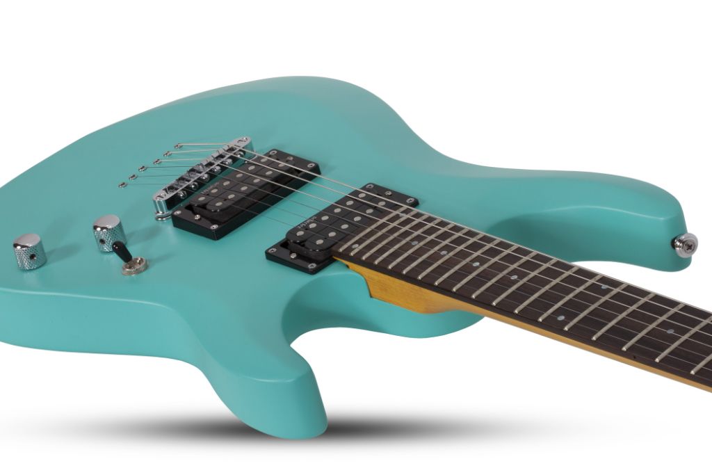 Schecter C-6 Deluxe.Satin Aqua.11