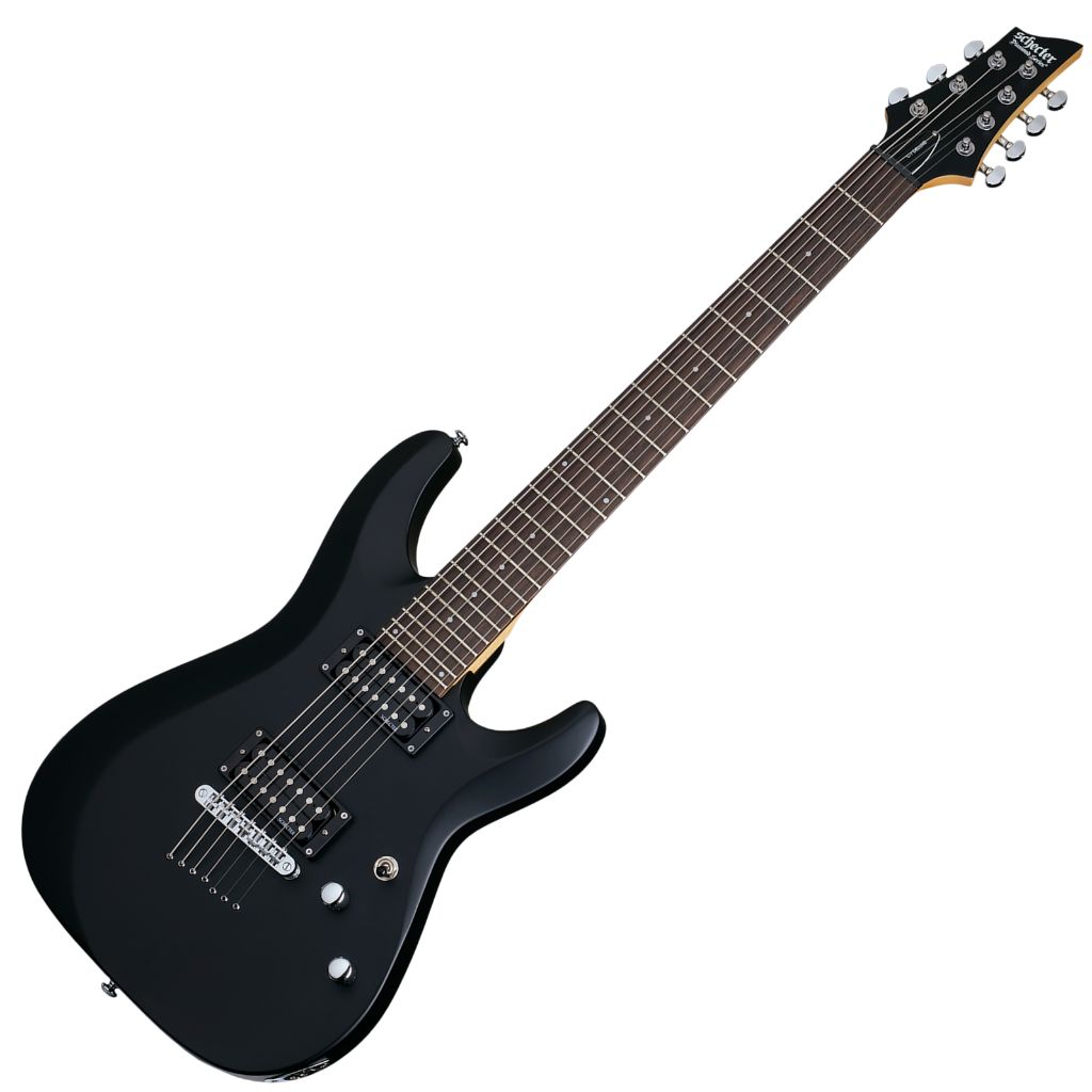 Schecter C-7 Deluxe.Satin Black (SBK).01