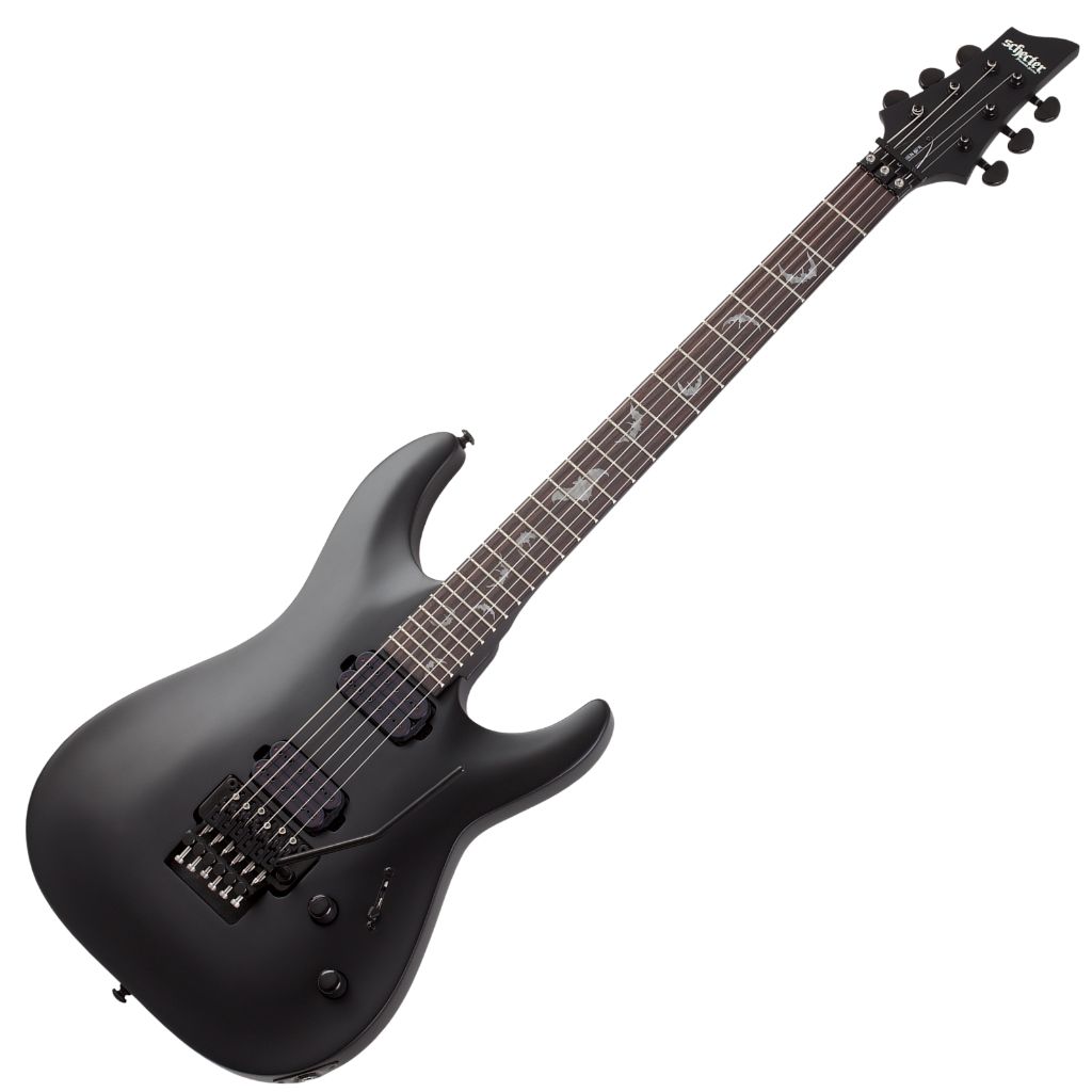 Schecter Damien-6 FR.Satin Black.01
