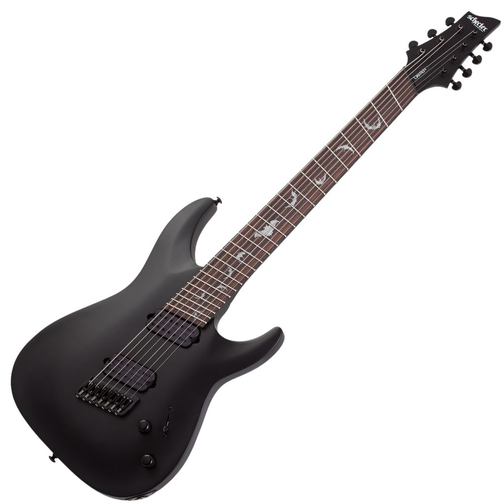 Schecter Damien-7 Multiscale.Satin Black.01