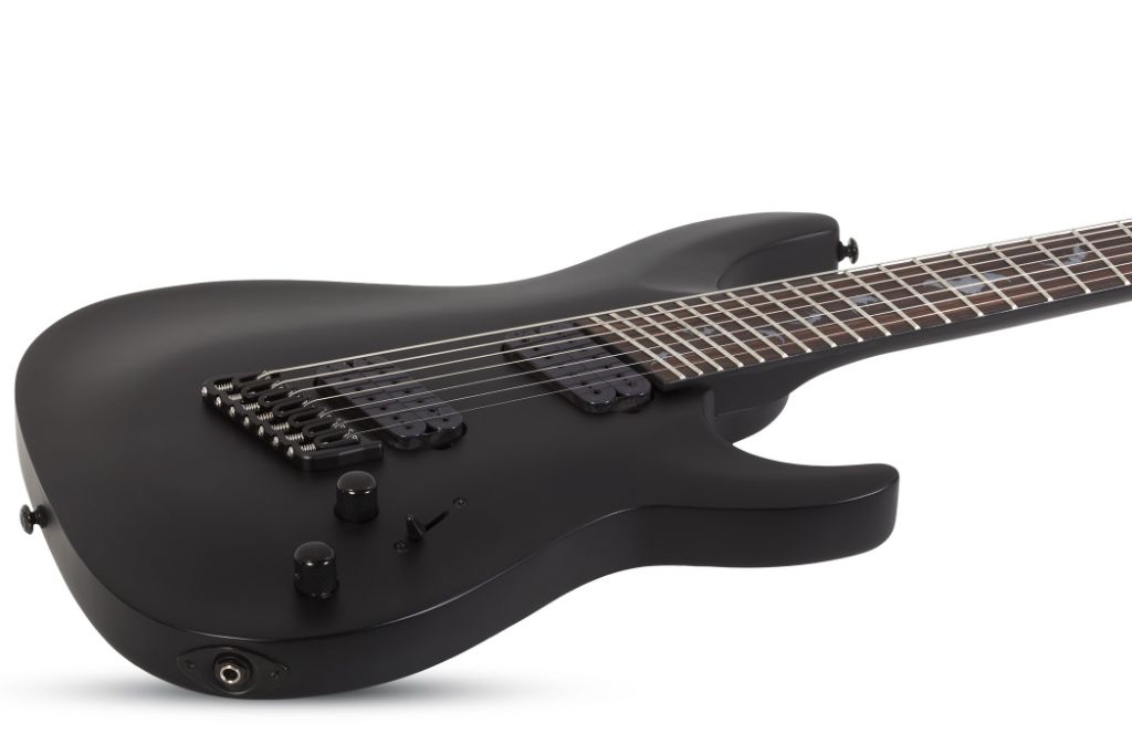Schecter Damien-7 Multiscale.Satin Black.02
