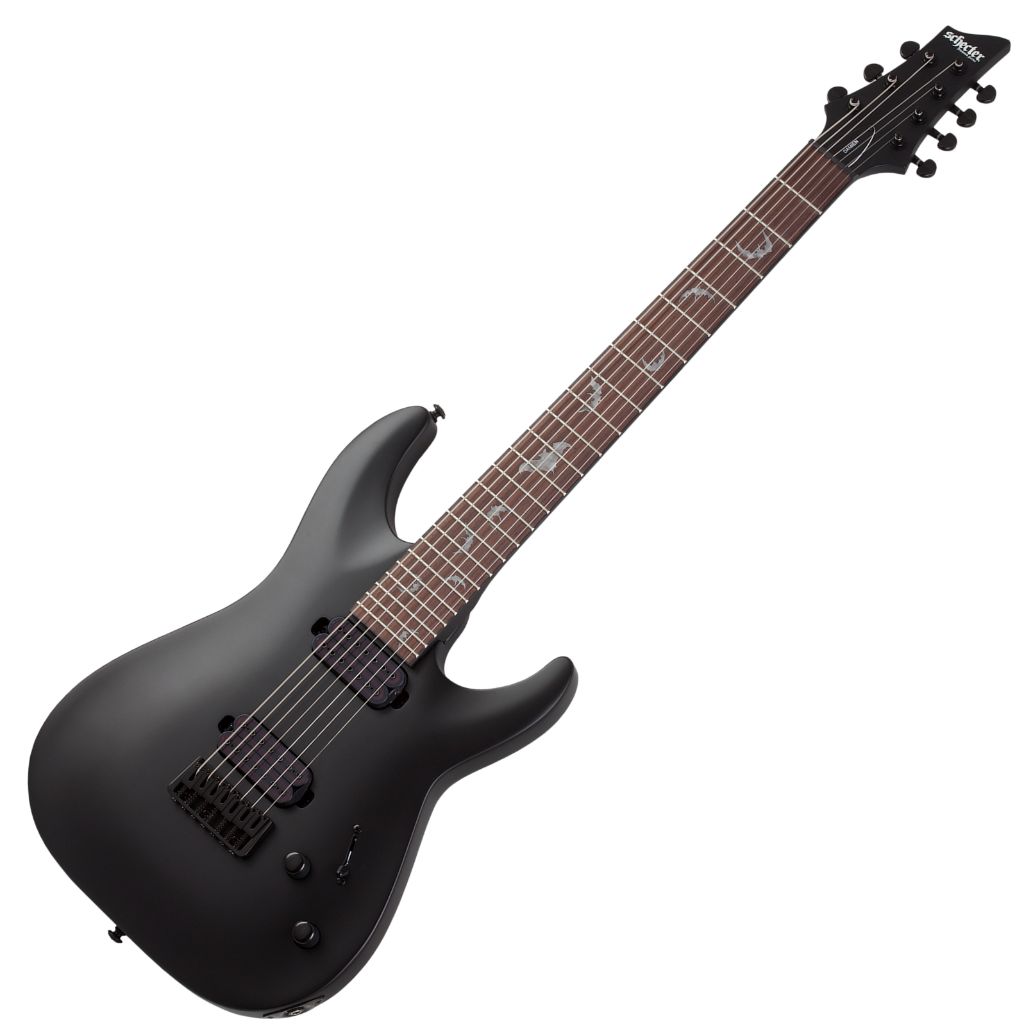 Schecter Damien-7.Satin Black.01