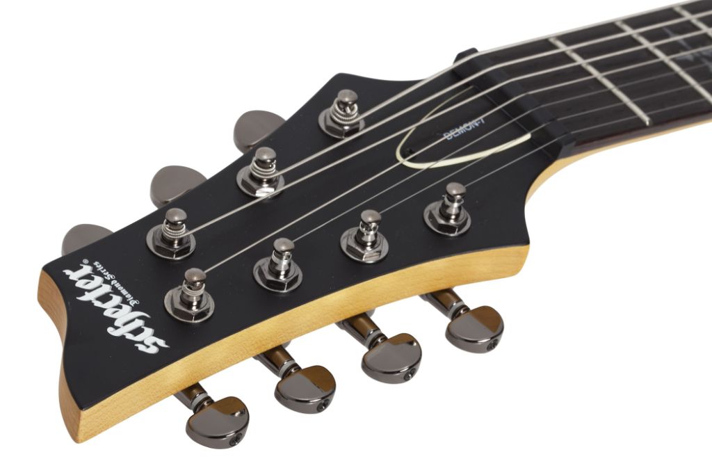 Schecter Demon-7 LH.Satin Black.7.Bridge (Trad).10