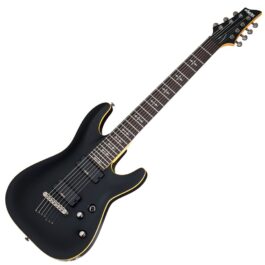 Schecter Demon-7.Aged Black Satin.7.Bridge (Trad).01