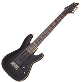 Schecter Demon-8.Aged Black Satin.8.Bridge (Trad).01