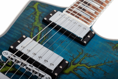 Schecter E-1 Electro-Resin.Transparent Bl 2