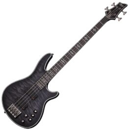 Schecter Hellraiser Extreme-4.See-Thru Black Satin (STBLS).01