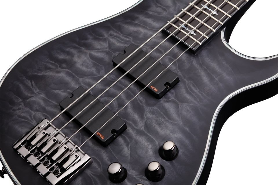 Schecter Hellraiser Extreme-4.See-Thru Black Satin (STBLS).02