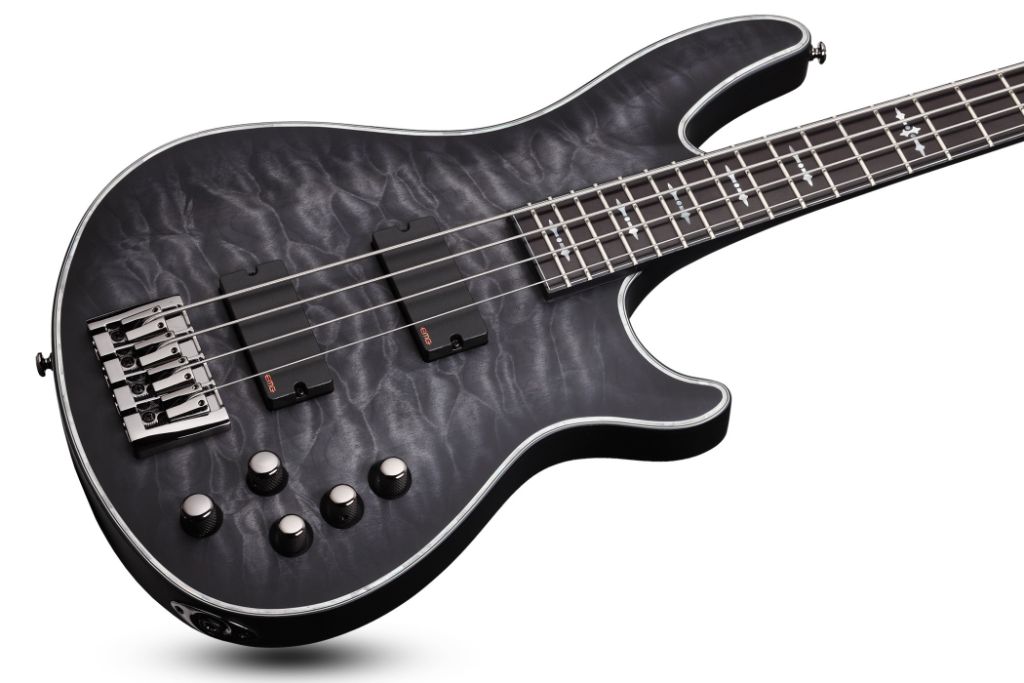 Schecter Hellraiser Extreme-4.See-Thru Black Satin (STBLS).04