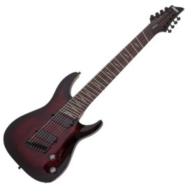 Schecter Omen Elite-8 Multiscale.Black Cherry Burst.01