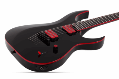 Schecter Sunset-6 Red Dawn.Gloss Black.02