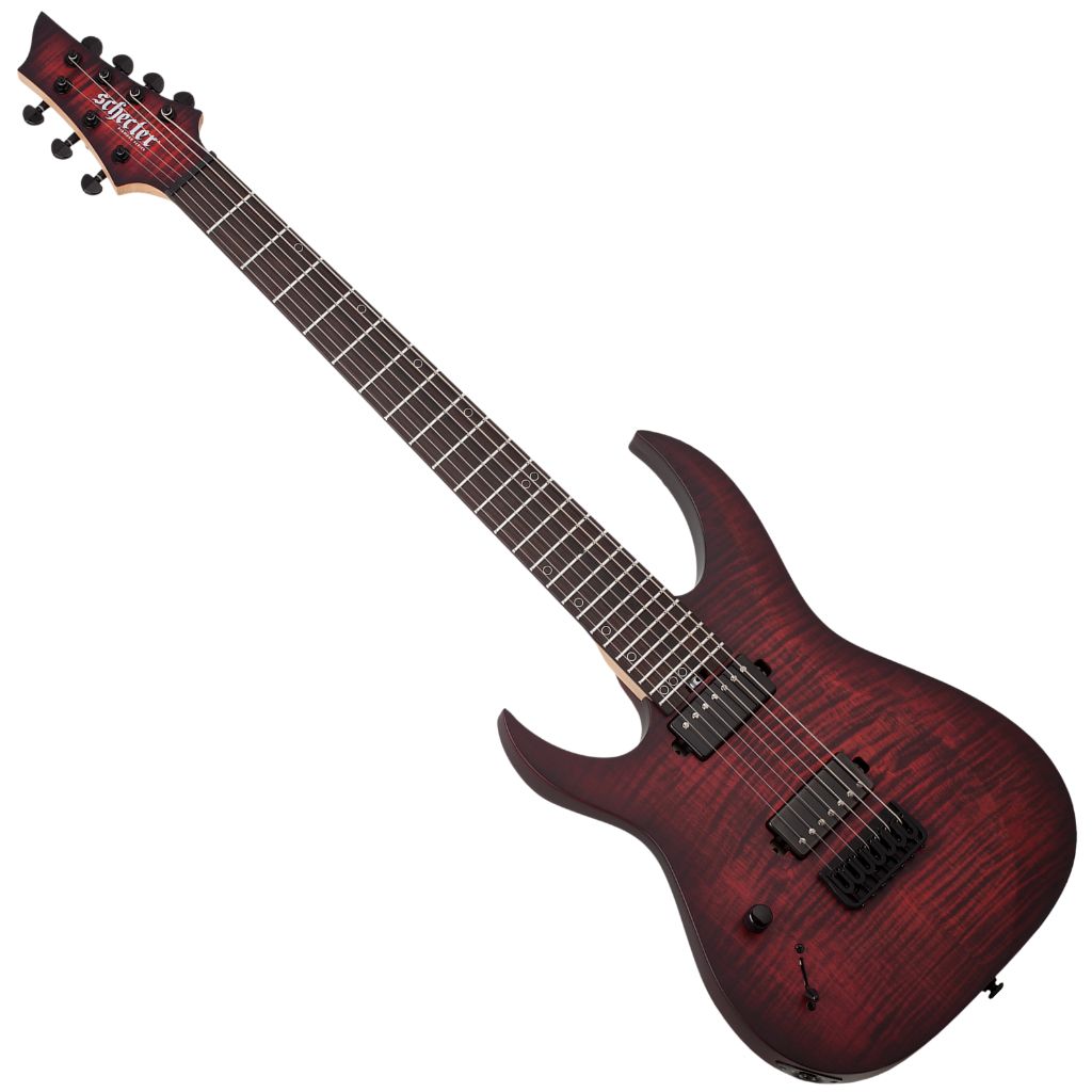 Schecter Sunset7 Extreme LH.Scarlet Burst.01