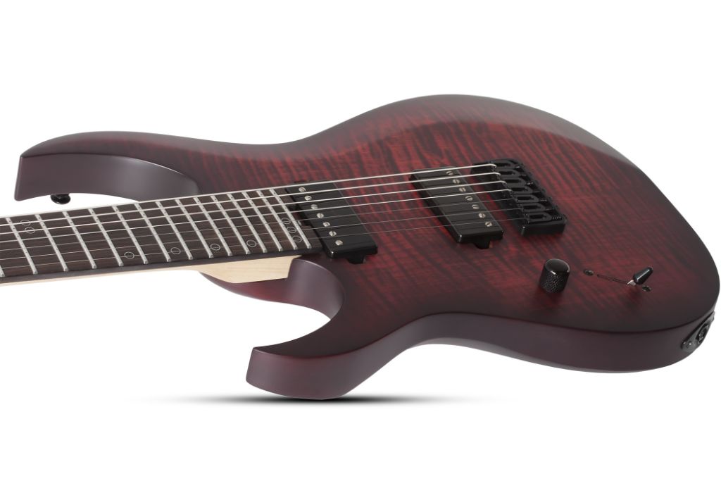 Schecter Sunset7 Extreme LH.Scarlet Burst.04