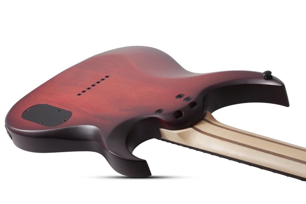 Schecter Sunset7 Extreme LH.Scarlet Burst.09