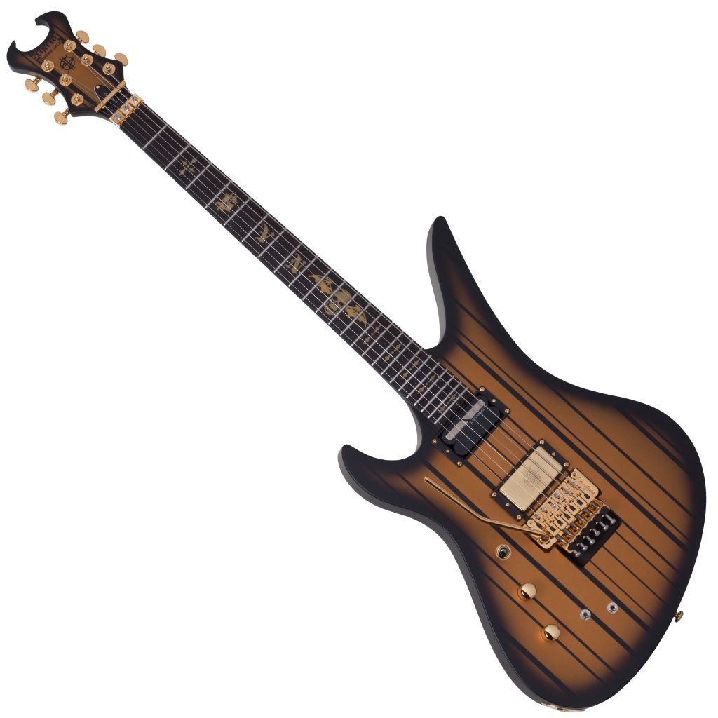 Schecter Synyster Custom-S LH.Satin Gold Burst (SGB).01