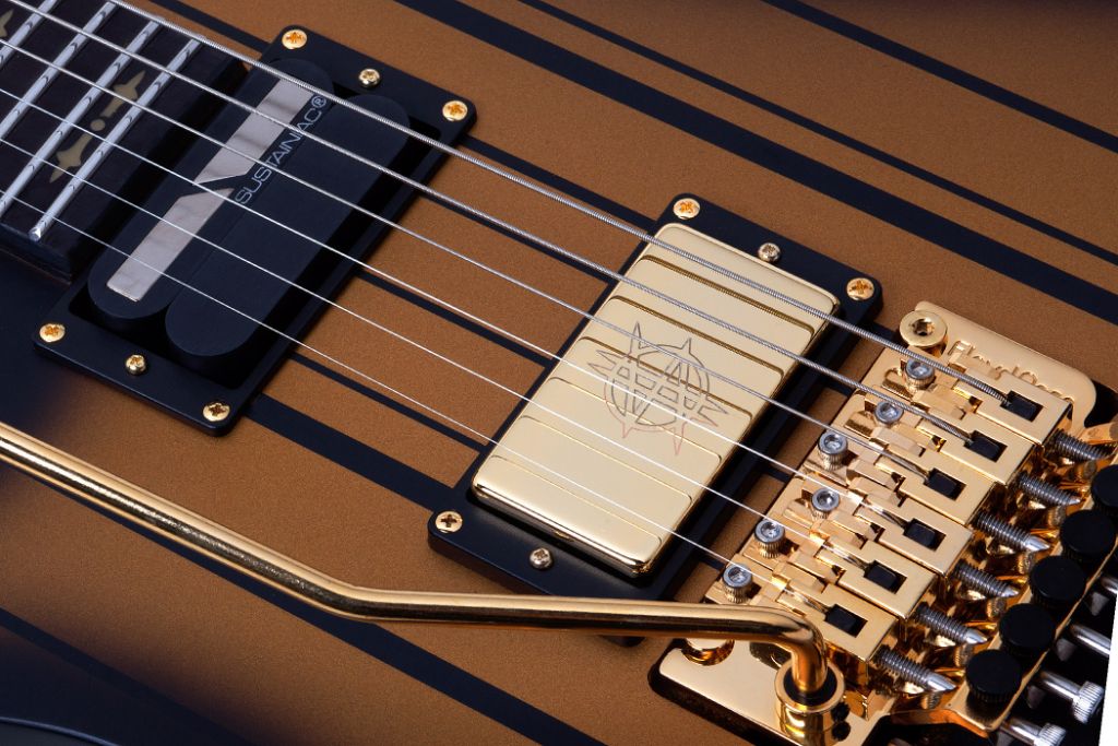 Schecter Synyster Custom-S LH.Satin Gold Burst (SGB).04