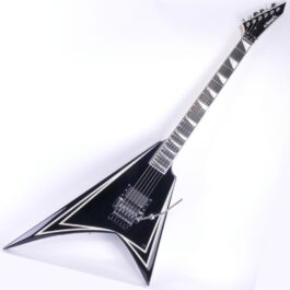 ESP Edwards E-AL-166 Sawtooth Black, White Pinstripes 251 (1)
