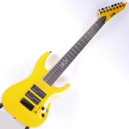 ESP Ltd SC-608 Baritone Yellow Stephen Carpenter (Exhibition Model) 2509 (1)