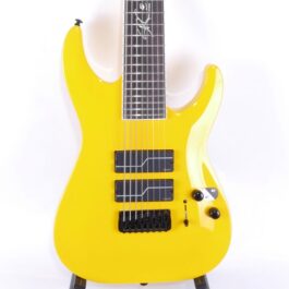 ESP Ltd SC-608 Baritone Yellow Stephen Carpenter (Exhibition Model) 2509 (2)